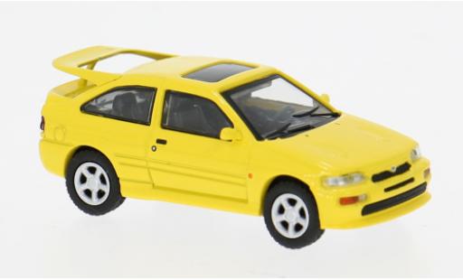 Ford Escort 1/87 Minichamps Cosworth gelb 1992 1:87 modellino in miniatura