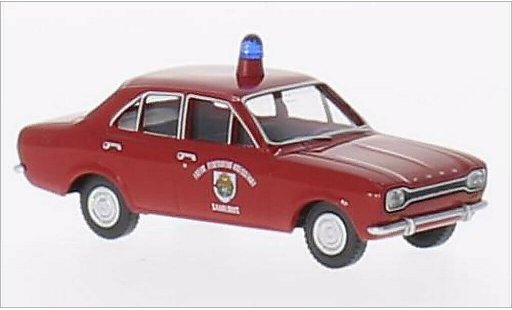 Ford Escort MK1 1/87 Wiking I Freiwillige Vigili del fuoco Saarlouis modellini auto