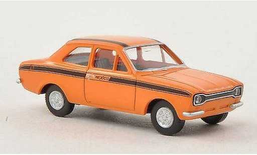 Ford Escort Mexico 1/87 Wiking I orange/nero modellini auto