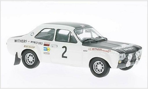 Ford Escort MK1 1/43 Trofeu I 1600 No.2 Withers of Winsford Rally Manx 1971 /H.Liddon modellini auto