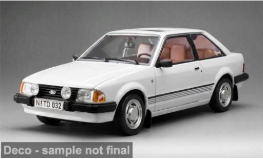 Modellini auto Ford Escort Mark III Ghia weiss 1/18 Sun Star