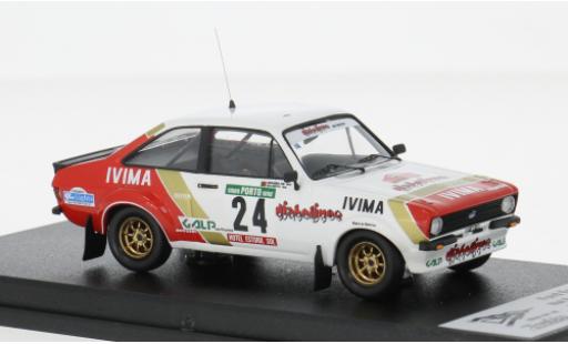 Ford Escort 1/43 Trofeu MK II Rally Portugal 1983 #24 R.Souto/E.Cid 1:43 modellino in miniatura