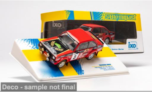 Ford Escort 1/43 IXO MK II RS 1800 Legend Boucles de Spa 2010 #3 S.Blomqvist/R.Jakobsson 1:43 modellino in miniatura