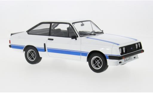 Ford Escort 1/18 MCG MK II RS 2000 X-Pack weiss/Dekor 1977 1:18 modellino in miniatura