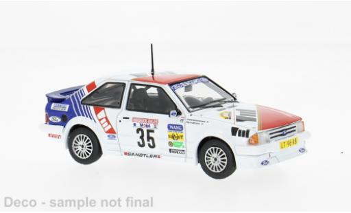 Ford Escort 1/43 IXO MK III RS Turbo Hunsr&uuml;ck Rallye 1985 #35 S.Andervang/A.Schoonenwolf 1:43 modellino in miniatura