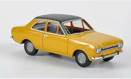 Ford Escort MK1 1/87 Wiking MkI giallo/nero modellini auto