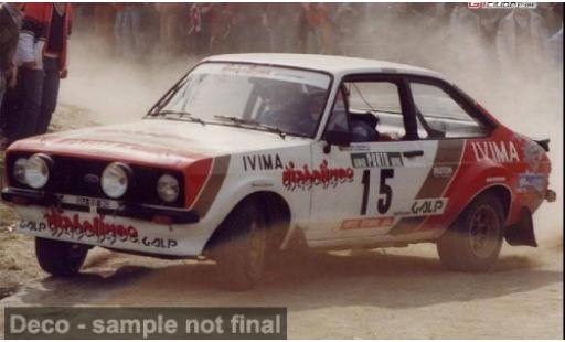 Ford Escort 1/43 Vitesse RS 1800 Rally Portugal 1983 #15 J.Santos/M.Oliveira 1:43 modellino in miniatura