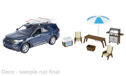 Ford Explorer 1/24 Motormax XLT blau 2022 1:24 modellino in miniatura