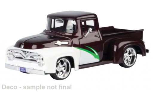 Ford F-1 1/24 Motormax 00 Pick Up rot/weiss 1956 1:24 modellino in miniatura