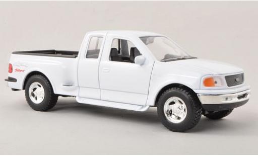 Ford F-1 1/24 Welly 50 Flaresid weiss 1:24 modellino in miniatura