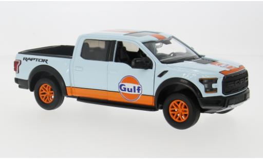 Ford F-1 1/24 Motormax 50 Raptor 2017 Gulf 1:24 modellino in miniatura