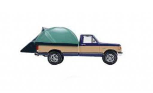 Ford F-1 1/64 Greenlight 50 XLT blau/beige 1987 1:64 modellino in miniatura