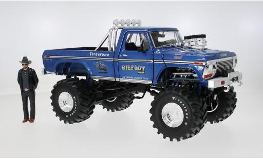 Modellini auto Ford F-250 Monster Truck with 2 Figures blau 1974 Bigfoot 1/18 Greenlight