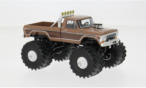 Modellini auto Ford F-350 Monster Truck braun 1978 Kings of Crunch Series 5 1/43 Greenlight