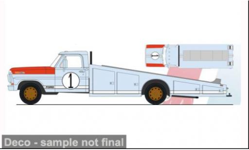 Ford F-350 1/18 ACME Ramp Truck blau 1970 60th Anniversary 24 Hours of Le Mans 1966 #1 1:18