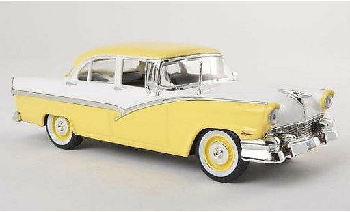 Ford Fairline Berline 1/43 WhiteBox giallo/bianco 1956 modellini auto