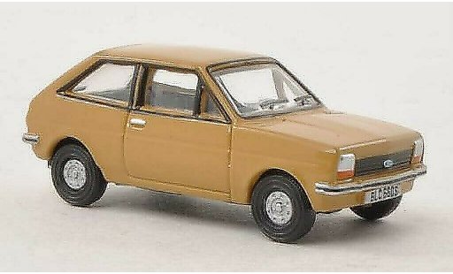 Ford Fiesta MKI 1/76 Oxford marrone modellini auto