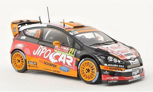 Ford Fiesta WRC 1/43 Spark No.21 Jipocar Czech National Team Rally Monte Carlo 2014 /M.Ernst modellini auto