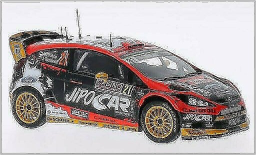 Ford Fiesta WRC 1/43 Spark No.21 Czech National Team Jipocar Rally Monte-Carlo 2015 /J.Tomanek modellini auto