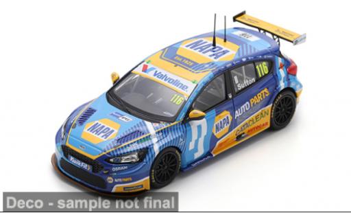 Ford Focus 1/43 Spark BTCC 2025 #116 A.Sutton 1:43 modellino in miniatura