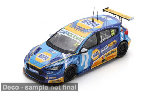 Ford Focus 1/43 Spark BTCC 2025 #32 D.Rowbottom 1:43 modellino in miniatura