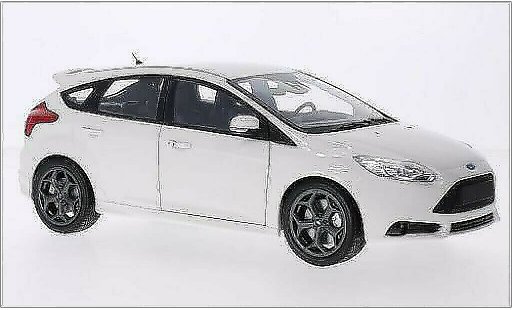 Ford Focus ST 1/18 Minichamps MkIII bianco 2011 modellini auto