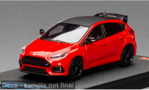 Ford Focus 1/64 Sun Star RS rot/schwarz 2018 1:64 modellino in miniatura