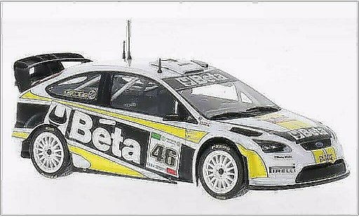 Ford Focus RS 1/43 Minichamps WRC No.46 M-Sport Beta WRC Rally Monza 2008 /C.Cassina modellini auto