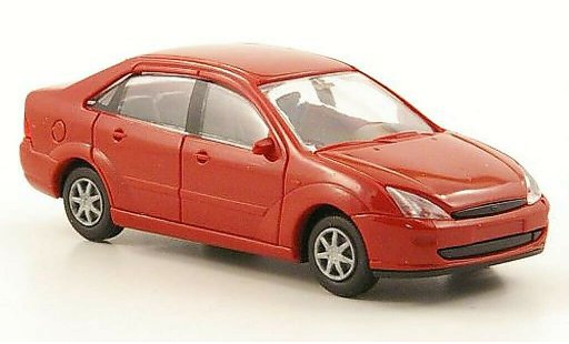 Ford Focus ST 1/87 Rietze Stufenheck (C170) rosso 2001 modellini auto