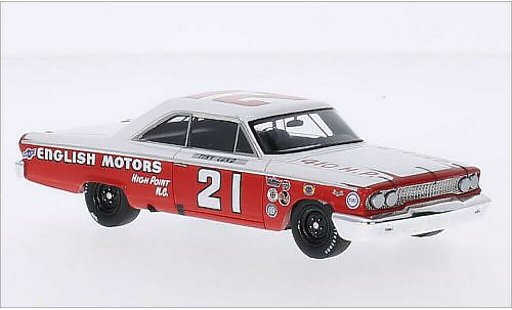 Ford Galaxy Berline 1/43 Spark No.21 English Motors Daytona 500 1963 modellini auto