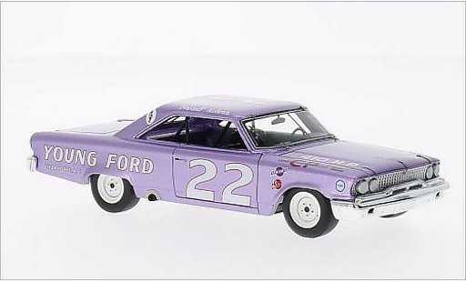 Ford Galaxy Berline 1/43 Spark No.22 Darlington 1963 modellini auto