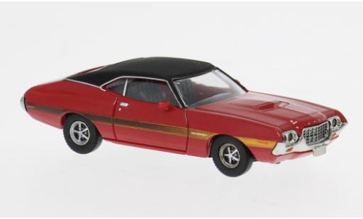 Modellini auto Ford Gran Torino Sport rot/schwarz 1969 1/87 Brekina