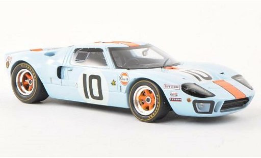 Ford GT40 Mk I 1/43 Spark GT 40 No.10 Gulf 24h Le Mans 1968 /D.Hopps modellini auto