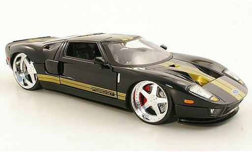 Ford GT Berlinetta 1/24 Jada Toys nero/gold 2005 modellini auto