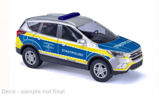 Ford Kuga 1/87 Busch 2017 Stadtpolizei Wiesbaden 1:87 modellino in miniatura