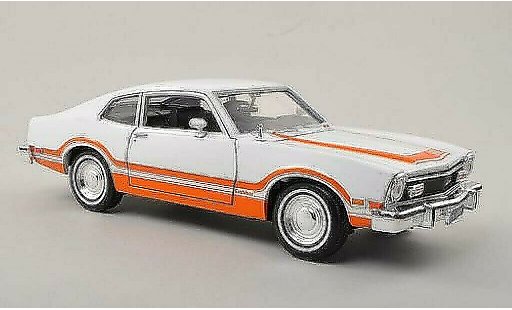 Ford Maverick Grabber 1/24 Motormax bianco/orange 1974 modellini auto