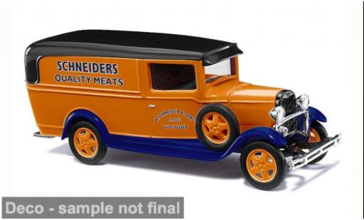 Ford Model A 1/87 Busch A 1931 Schneiders Quality Meats 1:87 modellino in miniatura