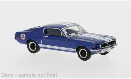 Ford Mustang 1/87 Brekina blau/weiss 1968 Shelby 1:87 modellino in miniatura