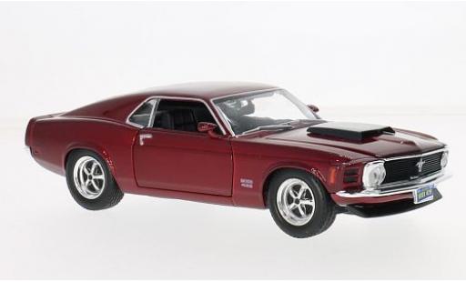 Ford Mustang 1/24 Motormax Boss 4 rot 1:24 modellino in miniatura