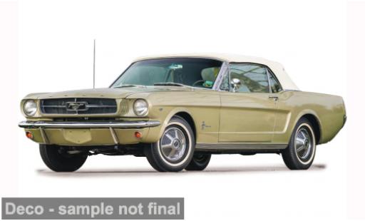 Ford Mustang 1/43 IXO America Cabriolet gold/beige 1965 1:43 modellino in miniatura