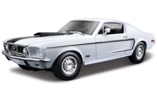 Ford Mustang 1/18 Maisto GT Cob weiss 1:18 modellino in miniatura