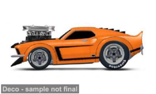 Ford Mustang 1/64 Maisto GT orange 1969 1:64 modellino in miniatura