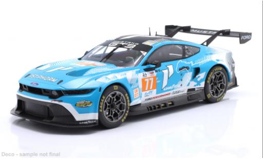 Ford Mustang 1/18 IXO GT3 24h Daytona 2024 Porsche Penske Motorsport #77 B.Barker/R.Hardwick 1:18 modellino in miniatura