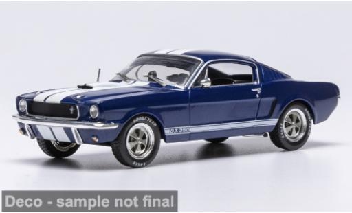 Shelby GT 350 1/43 IXO Ford Mustang blau/weiss 1965 1:43 modellino in miniatura