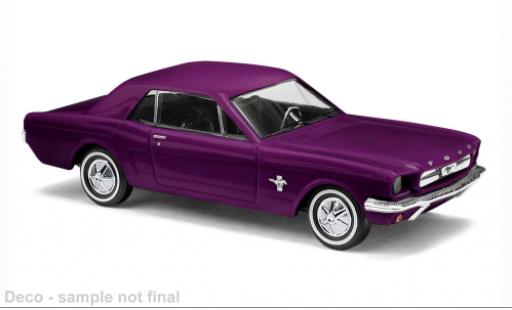 Ford Mustang 1/87 Busch violett 1964 1:87 modellino in miniatura