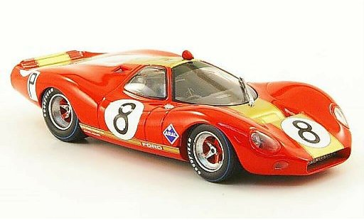 Ford P68 Alan Mann 1/43 Minichamps F3L No.8 Racing Irwin/Rodriguez 1000 Km Nurburgring 1968 modellini auto