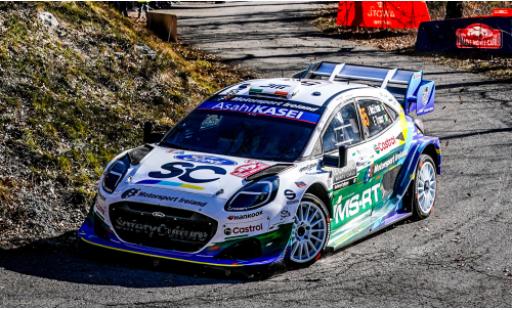 Ford Puma 1/43 IXO Rally1 Rallye Monte Carlo 2026 #55 J.McErLean/E.Treacy 1:43 modellino in miniatura