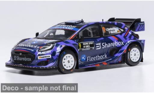 Ford Puma 1/43 IXO Rally1 WRC Rally Schweden 2025 #9 J.Serderidis/F.Miclotte 1:43 modellino in miniatura
