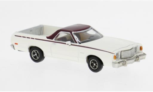 Modellini auto Ford Ranchero weiss/rot 1977 1/87 Brekina
