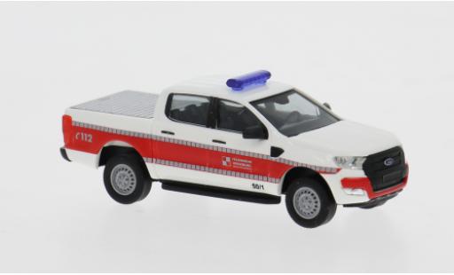 Ford Ranger 1/87 Busch 2016 Feuerwehr Würzburg 1:87 modellino in miniatura